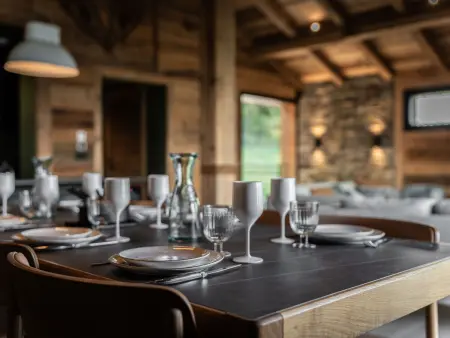 Splendide chalet 6 pièces, jacuzzi et sauna, proche pistes à La Plagne Montalbert - Photo 15