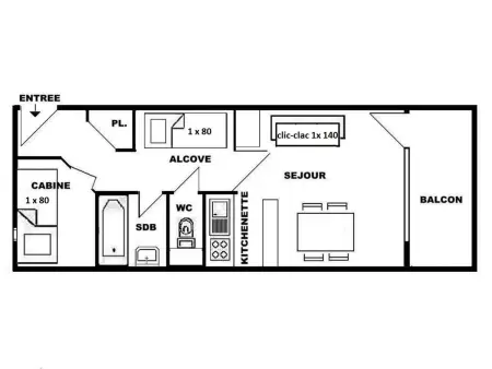 Appartement studio Les Saisies pour 4 pers. proche télésièges - Photo 2