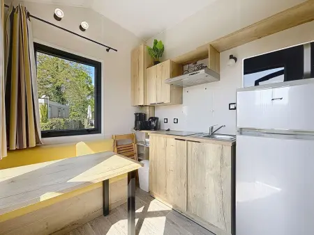 Tiny House bois avec terrasse, piscine, wifi, animaux admis, parking - 200m de la plage - Photo 2