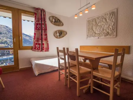 Valmorel: 2 Pièces au Pied des Pistes, Balcon, Cuisine équipée - Photo 2