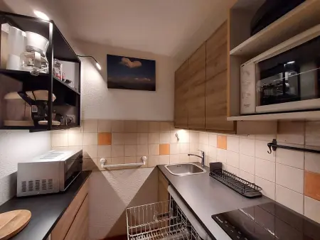 Valmorel: 2 Pièces au Pied des Pistes, Balcon, Cuisine équipée - Photo 3