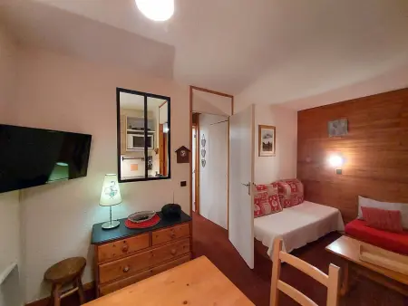 Valmorel: 2 Pièces au Pied des Pistes, Balcon, Cuisine équipée - Photo 5