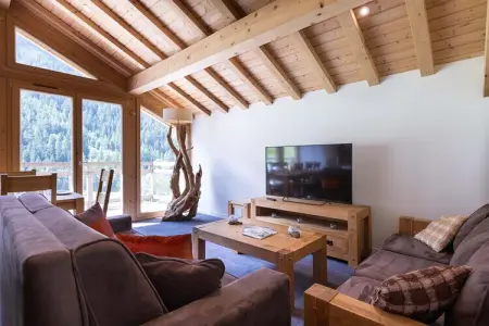 Chalet Ponturin, Chalet à Vanoise avec spa et vue superbe - Photo 9