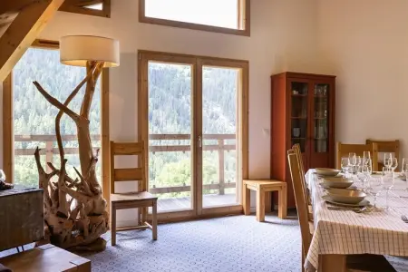Chalets Les Amis 5, Chalet à Paradiski avec spa et vue - Photo 11