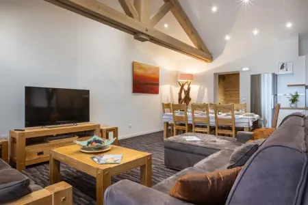 Chalets Les Amis 3, Chalet à Paradiski avec spa et vue sur vallée - Photo 9
