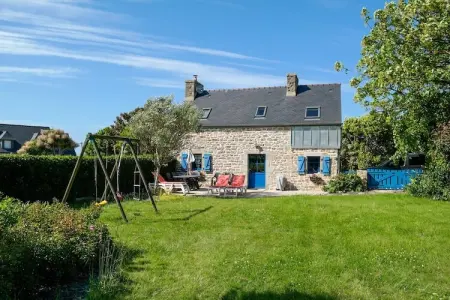 Maison de pêcheur Plougoulm, Maison en pierre en Bretagne près de Roscoff - Photo 1