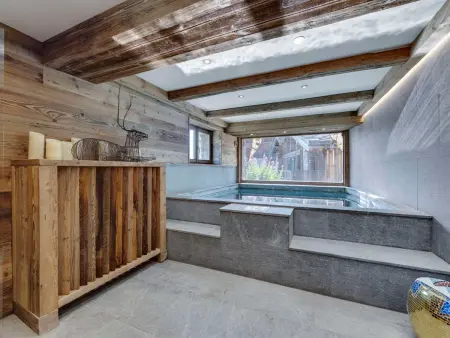 Chalet skis aux pieds avec piscine et sauna à Val-d'Isère - Photo 4