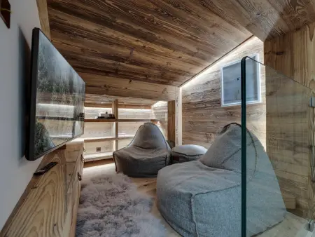 Chalet skis aux pieds avec piscine et sauna à Val-d'Isère - Photo 14