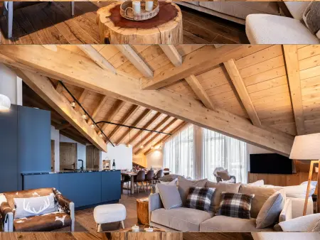 Superbe T4 à Plagne Montalbert avec Cheminée, WIFI, Parking & Terrasse - Photo 5