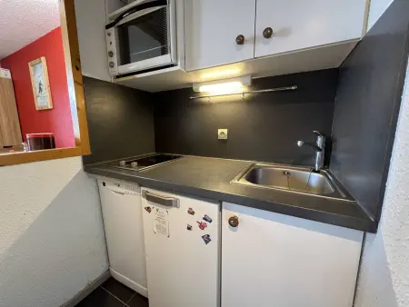 Studio rénové de 26 m² pour 4 pers avec balcon, accès pistes, animaux admis - Vallandry - Photo 3