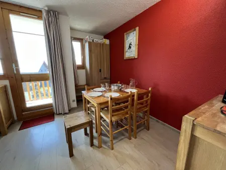 Studio rénové de 26 m² pour 4 pers avec balcon, accès pistes, animaux admis - Vallandry - Photo 6
