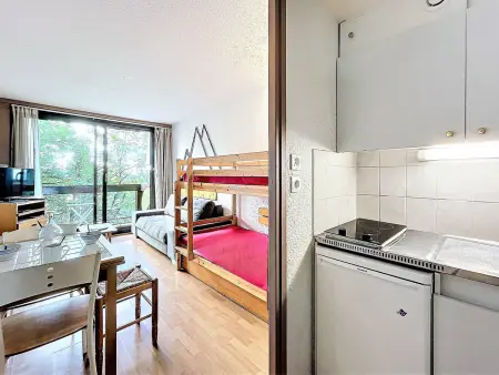 Studio Confortable Skis aux Pieds 4 Pers Balcon, Appartement 4 personnes à Le Corbier - Photo 3