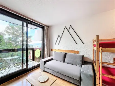 Studio Confortable Skis aux Pieds 4 Pers Balcon, Appartement 4 personnes à Le Corbier - Photo 5