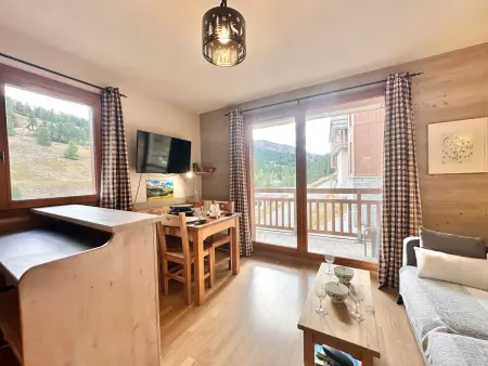 T2 à Vars pour 5 pers, accès direct pistes, Appartement 5 personnes à Vars - Photo 1