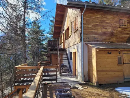 Chalet familial pour 10 pers., terrasse sud-est, Chalet 10 personnes à Pra Loup - Photo 5