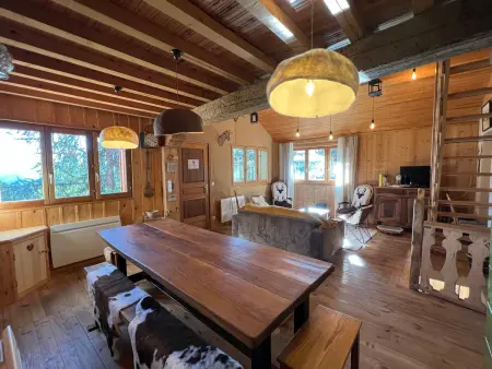 Chalet familial pour 10 pers., terrasse sud-est, Chalet 10 personnes à Pra Loup - Photo 7
