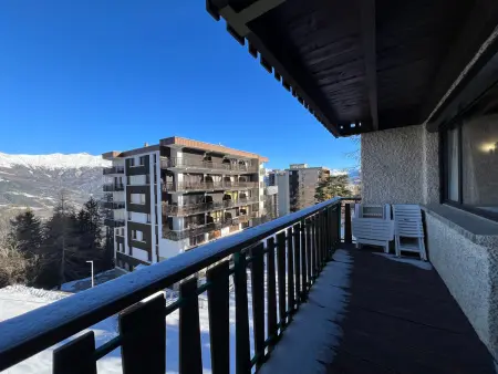 Studio confortable pour 4 avec balcon, face aux pistes - Photo 9