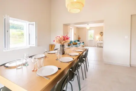 Maison typique vue sur le château d'Hautefort 4 pax, Charmante maison de vacances avec piscine privée - Photo 15