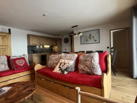 Appartement Haut de Gamme 6 Pers, Parking Privé, Plagne Centre - Photo 1