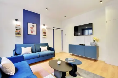 CM-19-BERANGER-F, Appartement moderne - 2 pièces/6 personnes - Climatisation - Marais - Photo 5