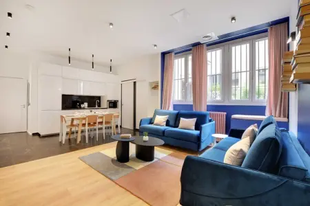 CM-19-BERANGER-F, Appartement moderne - 2 pièces/6 personnes - Climatisation - Marais - Photo 7