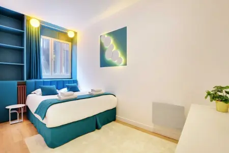 CM-19-BERANGER-F, Appartement moderne - 2 pièces/6 personnes - Climatisation - Marais - Photo 12