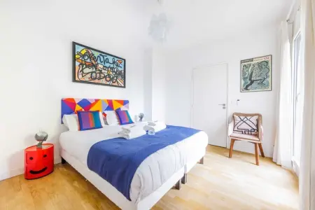 DC-5-BARBES, Tranquille appartement - 1BR/6P - Vanves - Photo 2