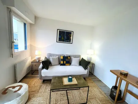 Appartement rénové à 50m de la plage, 4 pers, parking privé - Photo 23