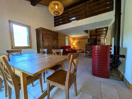 Chalet rénové 12 pers, 5 ch, parking, poêle, sud-ouest - Photo 15