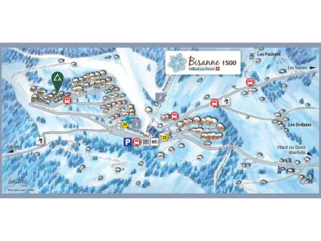 Duplex ski aux pieds avec piscine et parking, 3 chambres - Photo 13