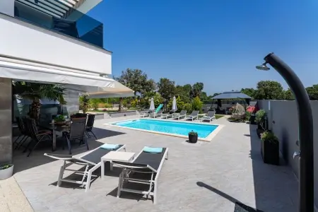 Villa Nina, Villa Nina en Croatie près de la côte Adriatique. - Photo 11
