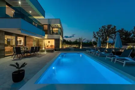 Villa Nina, Villa Nina en Croatie près de la côte Adriatique. - Photo 29