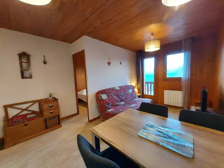 Appart 2 pièces 6 pers avec cuisine équipée, proche pistes aux Coches - Photo 7