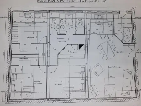 Appartement lumineux 3 chambres, terrasse, proche commerces et ski, avec WiFi - Photo 25