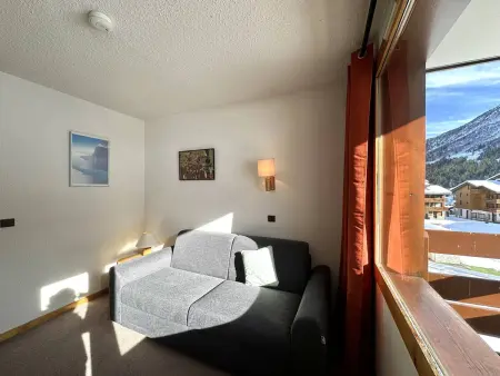 Studio skis aux pieds, animaux admis, balcon sud - Photo 2