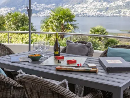 Villetta Felice mit Pool, Maison 4 personnes à Magadino - Photo 3