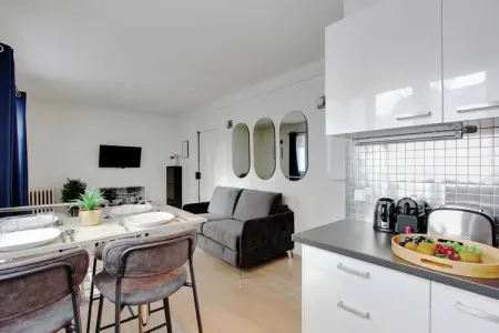 PJ-6-PARIS, Chic appartement - 1BR/4P -  Paris 16e/ Boulogne-Billancourt - Photo 7