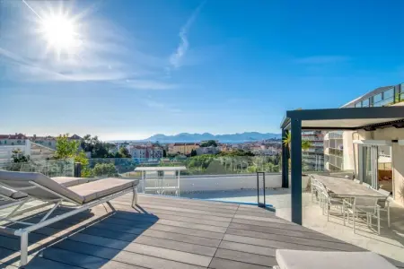 TD-48-MONTFLEURY, Somptueux appartement Terrasse - Cannes - Vue mer - Photo 14