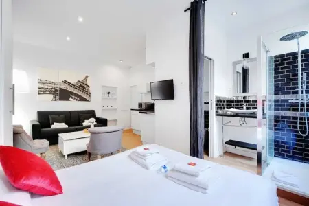 GT-22-TIQUETONNE-G, Charmant et calme studio - 4P - Quartier Beaubourg - Photo 7