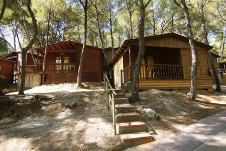 Camping Estival Torre de la Mora WOODEN BUNGALOW 5 PAX, Bungalow à Tarragone près de la plage - Photo 1
