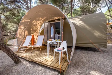 Camping Estival Torre de la Mora COCO TENT 4 Pax, Grande tente pour 4 personnes - Photo 16