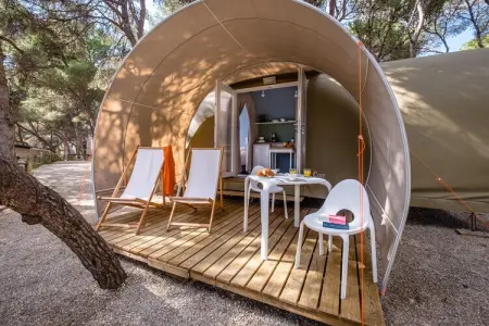 Camping Estival Torre de la Mora COCO TENT 4 Pax, Grande tente pour 4 personnes - Photo 17
