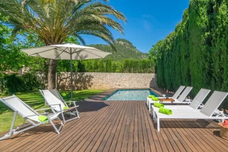 Can Cabrit, Villa à Alaró avec piscine d'eau salée - Photo 12