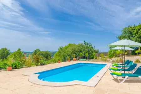 Son Morey, Maison à Vilafranca avec Piscine d'Eau Salée - Photo 4