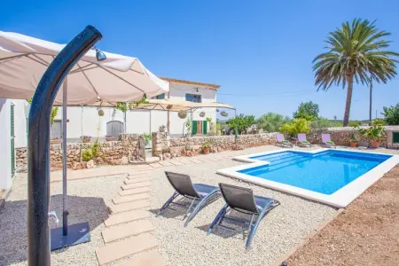 Sa Vinyota, Villa à Llubí avec Piscine et Vue Montagne - Photo 8
