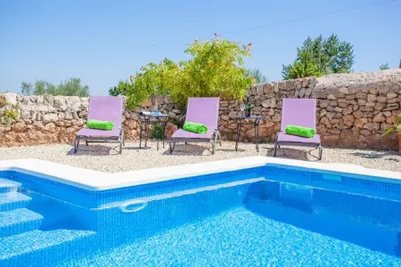 Sa Vinyota, Villa à Llubí avec Piscine et Vue Montagne - Photo 9