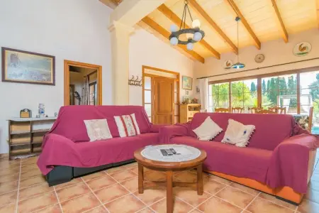 Es Blanquer De Na Fani, Villa à Binissalem avec piscine salée - Photo 1