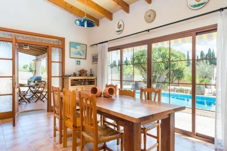 Es Blanquer De Na Fani, Villa à Binissalem avec piscine salée - Photo 2