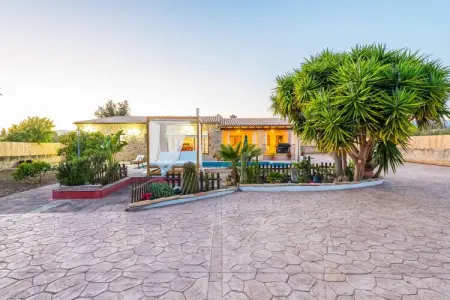 Es Blanquer De Na Fani, Villa à Binissalem avec piscine salée - Photo 19