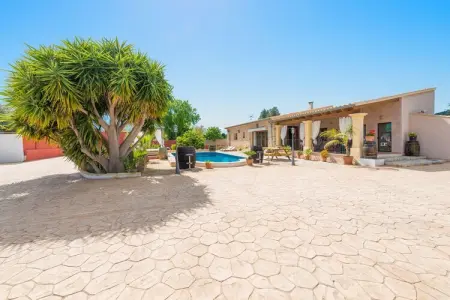 Es Blanquer De Na Fani, Villa à Binissalem avec piscine salée - Photo 23